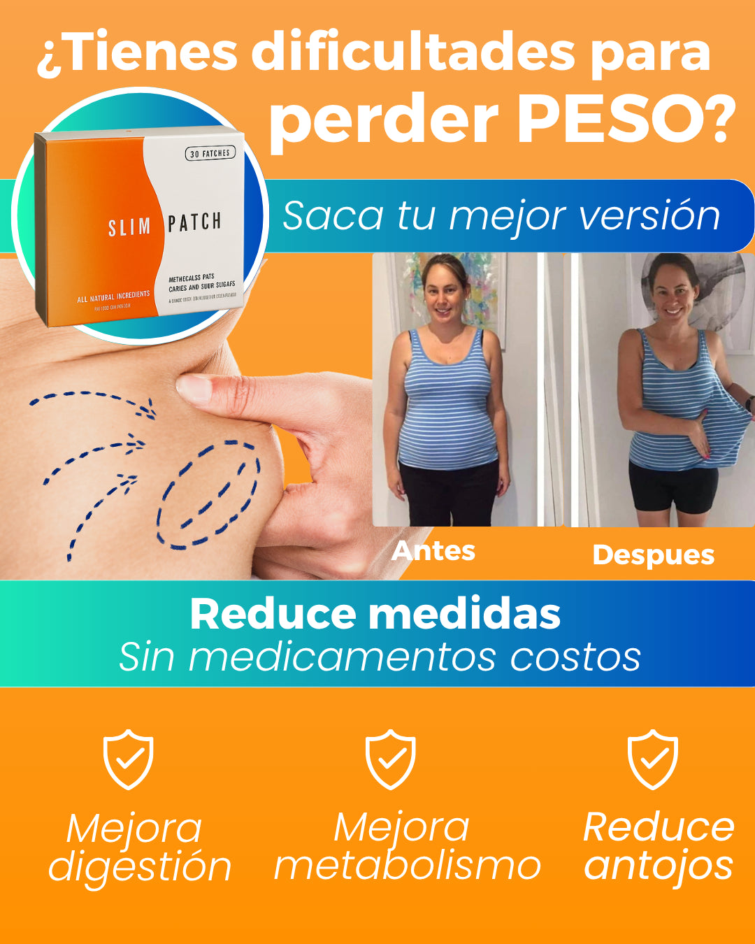 SLIM PATCH - PARCHE ADELGAZANTE