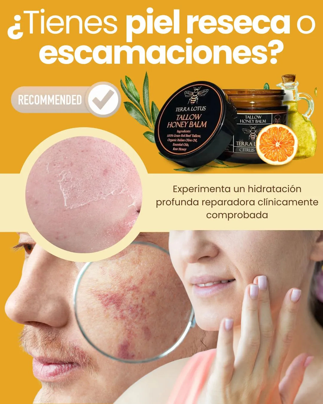 Restaura Tu Piel con el Poder de la Miel y el Sebo Natural
